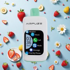 AirFuze Smart 30000 Puffs Jordbær Sommertid 5% Nikotin 900mAh Batteri