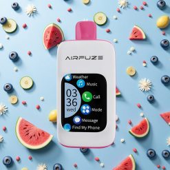 Airfuze Smart Pro 40000 Puffs Blåbær Vannmelon Med Smarttelefon & Musikk Integrasjon og 3 Dampe Moduser