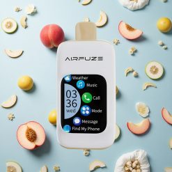 AirFuze Smart Pro 40000 Puffs Juicy Peach Smarttelefon & Musikk Integrering 3 Dampe Moduser