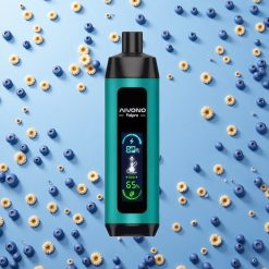Aivono Aim Fatpro 22000 Puffs Blåbær Pistol 28ml E-liquid 0%/2%/3%/5% Nikotin