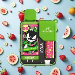 Aivono Aim-Tank 9500 Puffs Jordbær Vannmelon 18ml E-væske Kapasitet 650mAh Batteri