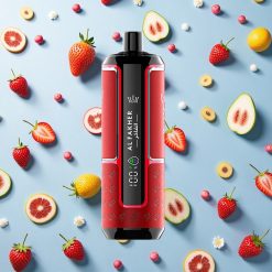 Al Fakher Crown Bar 15K 22ml 600mAh engangs vape kit jordbær punch