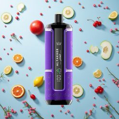 Al Fakher Crown Bar 15K Puffs Kapasitet: Opptil 15000 Puffs Kirsebær Fiesta Type-C Lading