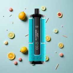 Al Fakher Crown Bar 15K Tynn Minte Hypermax Engangs Vape Kit med 22ml E-Væske og 600mAh Batteri