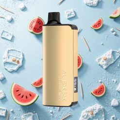 Alibarbar Ingot 9000 Puffs Vannmelon Is 22ml E-væske Kapasitet 2350mah Batteri Kapasitet