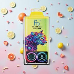 Fumot Leopard 40000 Puffs Rosa Sitronade Dual Mesh Digital Tube Oljekraftvisning