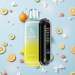 Fumot Tornado 20000 Puffs Godteri Bomull Dual Mesh Spole Smart Skjerm