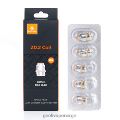 GeekVape 5 stk/pakk z-serie coil z0,2 ohm 426VDX1 | GeekVape Norge
