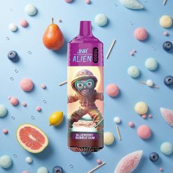 JNR Alien 10000 Puffs Blåbærbobletygge 850mAh Batterikapasitet Type-C Hurtiglading