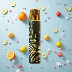JNR Black&Golden 800 550mAh Puffs Engangs Vape Love 419