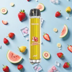 JNR Gold380 6000 Puffs Jordbær Vannmelon Is 1500mAh Batterikapasitet