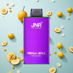 JNR Mega Box 25000 Puffs Triple Mango 30ml E-væske Kapasitet