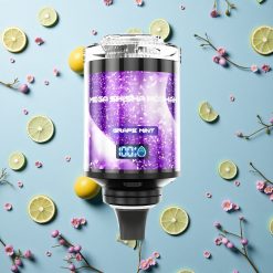 JNR Mega Shisha Hookah 100K Puffs druemynte skjermkompatibel 60ml 2200mAh