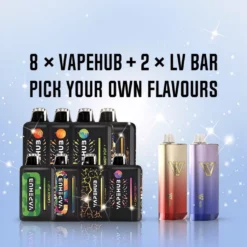 VAPEHUB ULTRA+LV BAR 178K Puffs Pick Flavours Bundle