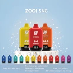 Zooy Rainbow 16000 Puffs 12 Flavors 26mL Smart Display